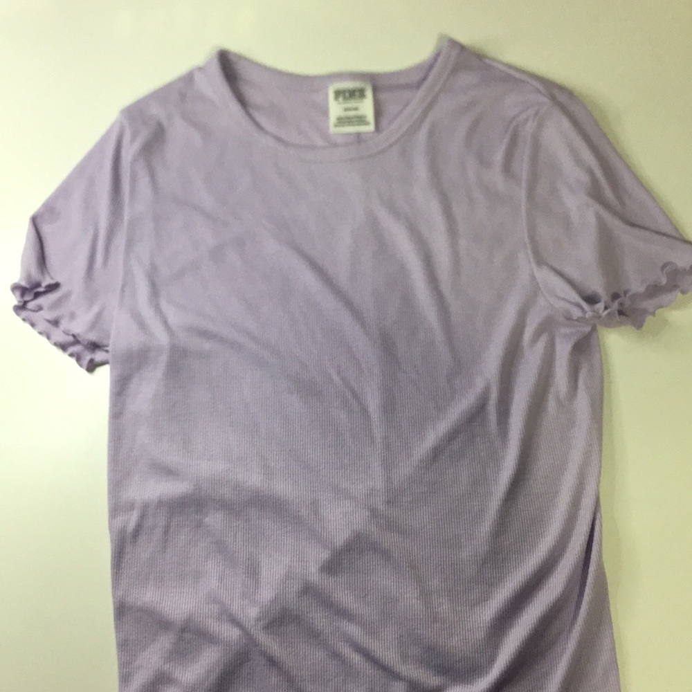 PINK Ruffle  Shirt